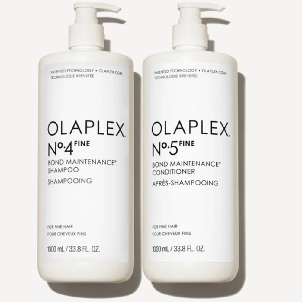 Olaplex No. 4 & No. 5 FINE Liter Shampoo & Conditioner Set